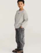 Bobo Choses уголемен суичър за деца от памук Mush Monster сив B226AC036