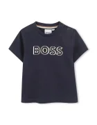 BOSS Бебешка памучна тениска