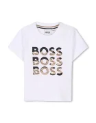 BOSS Бебешка памучна тениска