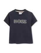 BOSS Бебешка памучна тениска