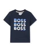 BOSS Бебешка памучна тениска