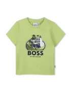 BOSS Бебешка памучна тениска