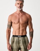 BOSS боксерки мъжки от памук 2P Boxer Shorts EW 2 броя зелени 50535781