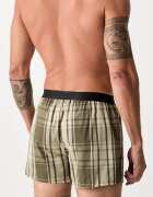 BOSS боксерки мъжки от памук 2P Boxer Shorts EW 2 броя зелени 50535781