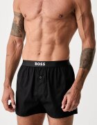 BOSS боксерки мъжки от памук 2P Boxer Shorts EW 2 броя зелени 50535781