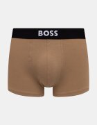 BOSS боксерки мъжки от памук с еластан Trunk 3P ONE 3 броя сиви 50544263