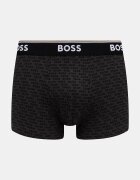 BOSS боксерки мъжки от памук с еластан Trunk 3P Power Desig 3 броя сиви 50554443