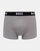 BOSS боксерки мъжки от памук с еластан Trunk 3P Power Desig 3 броя сиви 50554443