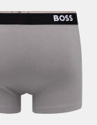 BOSS боксерки мъжки от памук с еластан Trunk 3P Power Desig 3 броя сиви 50554443