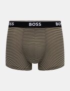 BOSS боксерки мъжки от памук с еластан Trunk 3P Power Desig 3 броя зелени 50554443