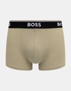 BOSS боксерки мъжки от памук с еластан Trunk 3P Power Desig 3 броя зелени 50554443