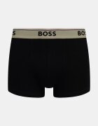BOSS боксерки мъжки от памук с еластан Trunk 3P Power Desig 3 броя зелени 50554443