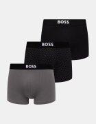 BOSS боксерки мъжки от памук Trunk 3P ONE D 3 броя сиви 50549832