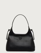 BOSS чанта тип хобо дамска от имитация на кожа Anett Zip Hobo черна 50573208