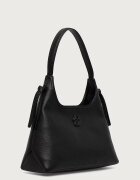 BOSS чанта тип хобо дамска от имитация на кожа Anett Zip Hobo черна 50573208