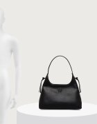 BOSS чанта тип хобо дамска от имитация на кожа Anett Zip Hobo черна 50573208