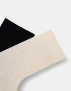BOSS Чорапи (2 чифта) 2P RS Ribbed CC W в черно 50534275