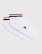 BOSS чорапи мъжки 2P AS Uni stripe CC 2 броя бели 50491192