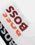 BOSS чорапи мъжки 3P QS Rib Logo CC 3 броя бели 50524259