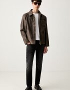 BOSS дънки slim fit мъжки H-Delaware черни 50564384