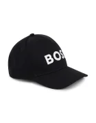 BOSS Детска памучна шапка с козирка