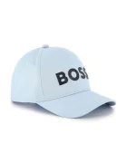 BOSS Детска памучна шапка с козирка