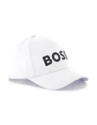BOSS Детска памучна шапка с козирка