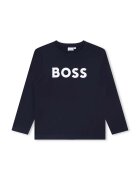 BOSS Детска памучна тениска