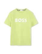 BOSS Детска памучна тениска