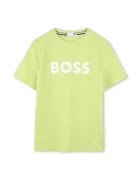 BOSS Детска памучна тениска