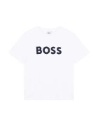 BOSS Детска памучна тениска