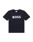 BOSS Детска памучна тениска