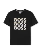 BOSS Детска памучна тениска