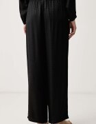 BOSS долнище на пижама дамско от вискоза B Monogram_Pants TW черно 50570988