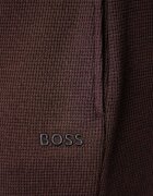 BOSS домашен къс панталон мъжки с памук Waffle Shorts кафяв 50535884