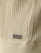 BOSS домашен суичър мъжки с памук Structure 1/4 Zip зелен 50545597