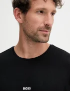 BOSS домашна тениска мъжка от памук с еластан Unique T-Shirt черна 50545930