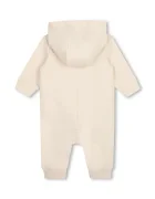 BOSS гащеризон с качулка за бебе с памук бял J53296