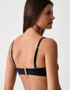 BOSS горнище на бански дамско BANDEAU_DOUBLE B тъмносиньо 50566517