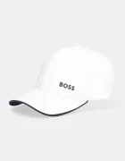 BOSS Green Памучна шапка с козирка Cap-Bold
