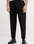 BOSS Green Панталон T_Convert-Pleat мъжки в черно със стандартна кройка 50539085