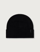 BOSS Green шапка бийни мъжка от вълнена материя Termix_Beanie черна 50572038