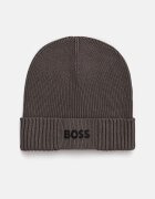 BOSS Green шапка мъжка с вълна Asic_Beanie-X сива 50499423