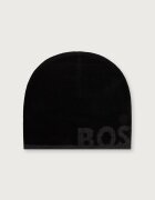 BOSS Green шапка мъжка с вълна Reviso_Beanie черна 50572050