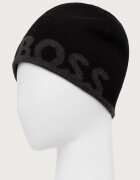 BOSS Green шапка мъжка с вълна Reviso_Beanie черна 50572050