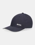 BOSS Green шапка с козирка мъжка от памук Cap-Bold тъмносиня 50519219