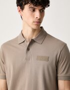BOSS Green тениска с яка мъжка от памук Paddy Structure зелена 50565163