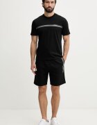 BOSS къс панталон тип анцуг мъжки от памук Authentic Shorts черен със стандартна талия 50554778
