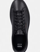 BOSS Kieran маратонки мъжки от кожа черни 50552853.007