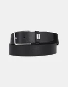 BOSS колан мъжки от кожа Elio_Sz35 черен 50529898